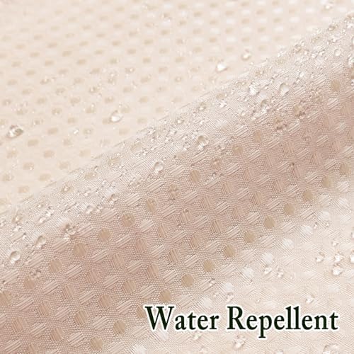 Gibelle No Hook Cloth Blush Pink Shower Curtain with Liner, 36x74