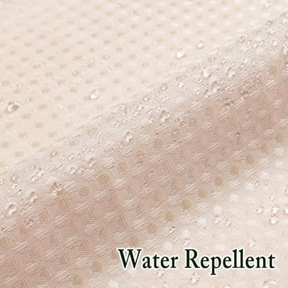 Gibelle No Hook Cloth Blush Pink Shower Curtain with Liner, 36x74