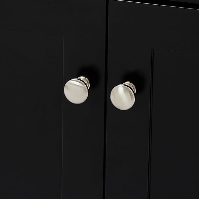 ARIEL Hamlet 66-inch Bathroom Vanity with Sink,Solid Wood, 1.5-inch Pure White Quartz Countertop & Backsplash, Double Rectangular Porcelain Sink, 4 Soft Closing Doors, 3 Dovetail Drawers, Black