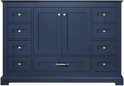 Dukes 48 in. W x 22 in. D Navy Blue Single Bath Vanity