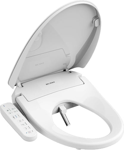 Z1 Bidet Toilet Seat, Bidet Attachment for Toilet Warm Water, Elongated Heated Toilet Seat with Quite Close, Electric Smart Air Dryer, Customizable Washing Modes for Ultimate Comfort