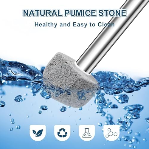 Pumice Stone Toilet Bowl Cleaner for Hard Water Ring & Stains