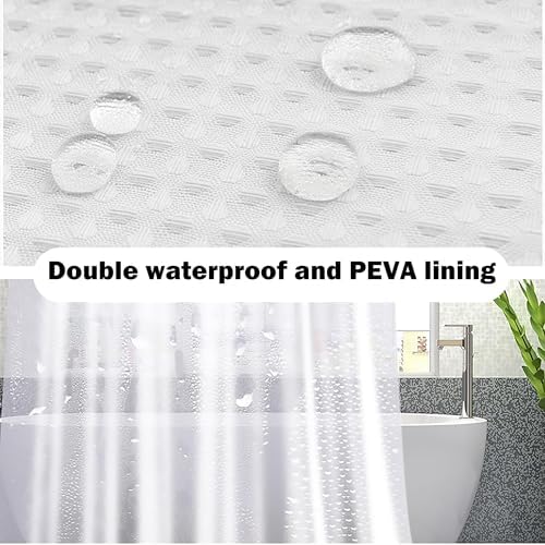 23 PCS White Bathroom Accessories Set丨Shower Curtain Bathroom Accessory