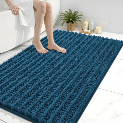 Arotive Bathroom Rugs Mat 40x32, Soft Absorbent Chenille Shaggy Bath Mat