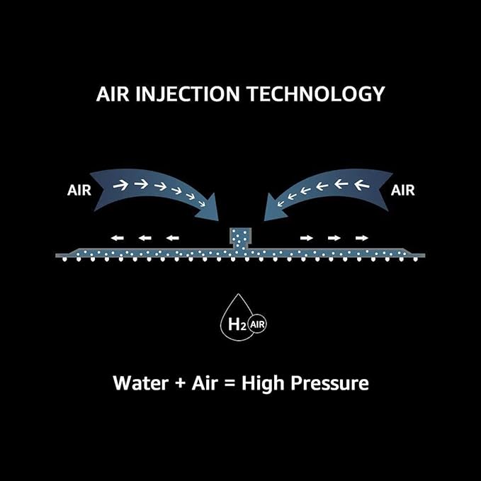 Iriber Shower System Ceiling Mounted Shower Faucet Mixer Set with Luxury High Pressure Shower head and 3-Setting Handheld, Bathroom Shower Trim Kit Contain Pressure Balance Valve,Brushed Nickel