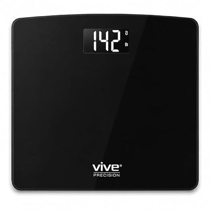 Vive Smart Body Weight Scale (550lbs Capacity) - Heavy Duty Bariatric Digital Scale for BMI - Plus Size, Large Display - Bathroom Device for Health Extra Wide Base & Smartphone Connectivity