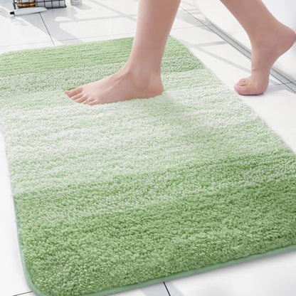 Arotive Microfiber Bathroom Rugs, Shaggy Soft Absorbent Bath Rug, 30x20