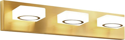 Bathroom Vanity Light, 3-Light 24 Inch Brushed Gold 5CCT 2700-6500K LED Bathroom Light Fixtures Over Mirror, Vanity Lighting Modern Bath Wall Sconce for Mirror Bedroom Living Room