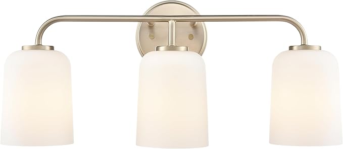 ML Lighting 214203-MG Laphia 22" Wide 3-Light Vanity - Modern Gold