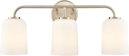 ML Lighting 214203-MG Laphia 22" Wide 3-Light Vanity - Modern Gold