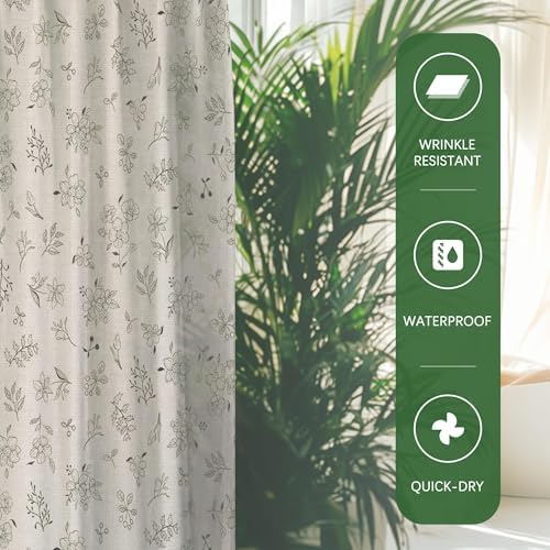 Vintage French Cottagecore Floral Shower Curtain 72x72 Inches
