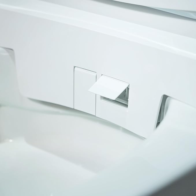 WOODBRIDGE Smart Toilet, Auto Open & Close, Auto Flush, Foot Sensor, Cleaning Foam Dispenser, Heated Seat and Chair Height Design, EBT230