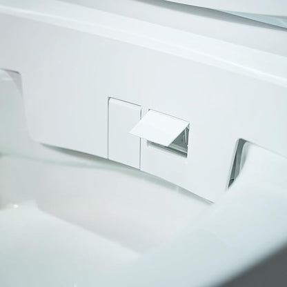 WOODBRIDGE Smart Toilet, Auto Open & Close, Auto Flush, Foot Sensor, Cleaning Foam Dispenser, Heated Seat and Chair Height Design, EBT230