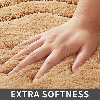 COSY HOMEER Non-Slip Bath Mat Extra Thick Absorbent Plush Washable