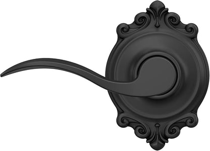 SCHLAGE Trim with SCHLAGE Hall and Closet Lever, Matte Black (F10 ACC 622 BRK)
