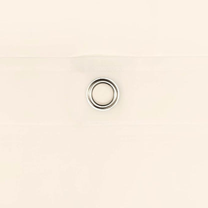 Barossa Design Beige Stall Shower Curtain Liner 36" W x 72" H - Waterproof PEVA Plastic Shower Liner for Small Bathroom Stall, Lightweight Bath Curtain with 3 Magnets & Metal Grommets - Beige