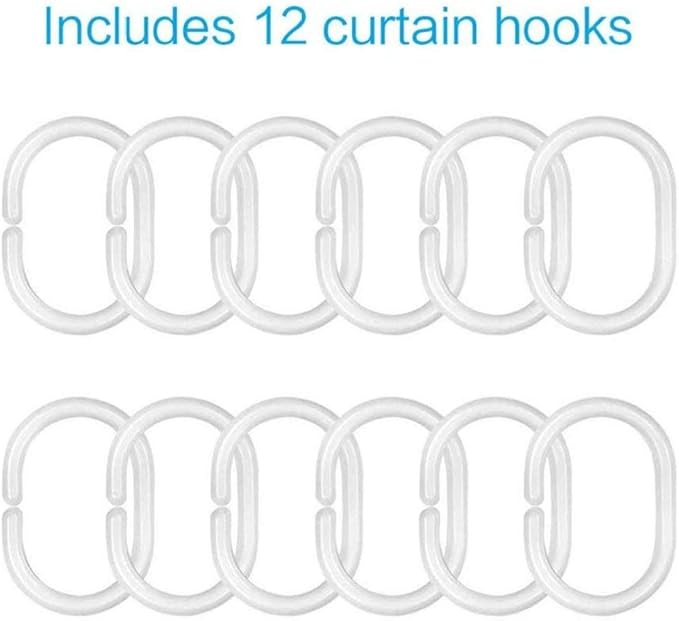Ocean-Themed Shark Whale Shower Curtain Waterproof Bathroom Decorative Shower Curtain Simple Stylish with 12 Hooks 71x71 inches.