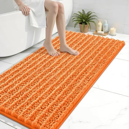 Arotive Bathroom Rugs Mat 40x24, Soft Absorbent Chenille Shaggy Bath Mat