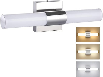 TRLIFE Modern Bathroom Vanity Light, 10W LED, 3 Color Temperature, Dimmable, 18.1inch, Stainless Steel