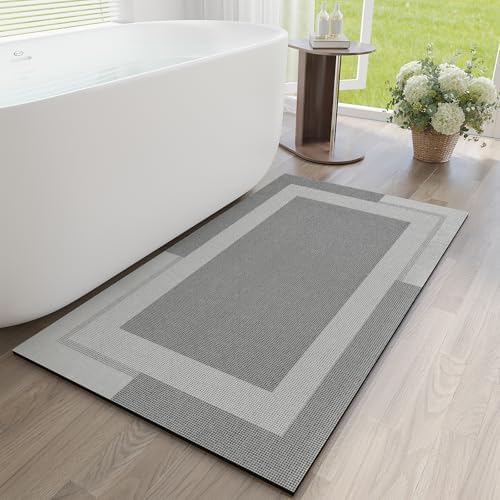 YDKGL Non Slip Bath Mat Long Ultra Thin Bathroom Rugs Runner Fit Under Door