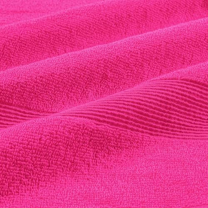 Belizzi Home 8 Piece Towel Set 100% Ring Spun Cotton, 2 Bath Towels 27x54, 2 Hand Towels 16x28 and 4 Washcloths 13x13 - Ultra Soft Highly Absorbent Machine Washable Hotel Spa Quality - Hot Pink