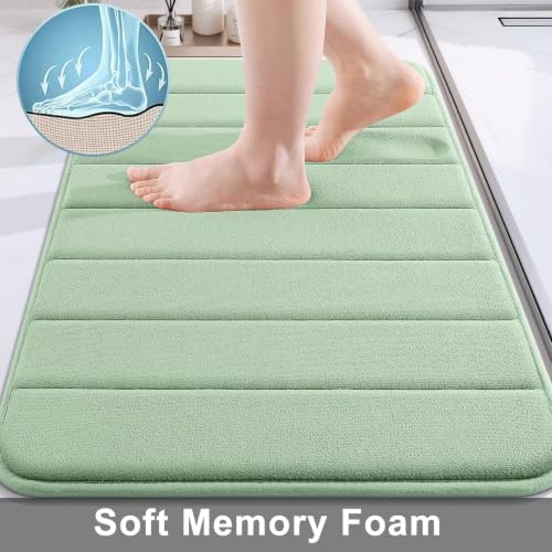 Buganda Memory Foam Bath Mat 31.5 x 20, Ultra Soft Absorbent Bathroom Rugs