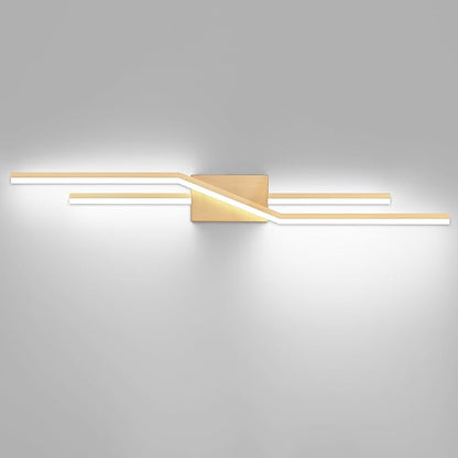 SOLFART Bathroom Lighting Fixtures Over Mirror Dimmable Bronze LED Vanity Lights for Bathroom 40 Inch Wall Lights