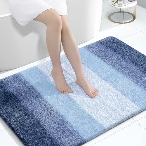 OLANLY Large Bathroom Rugs 44x32, Extra Soft Absorbent Microfiber Bath Rugs