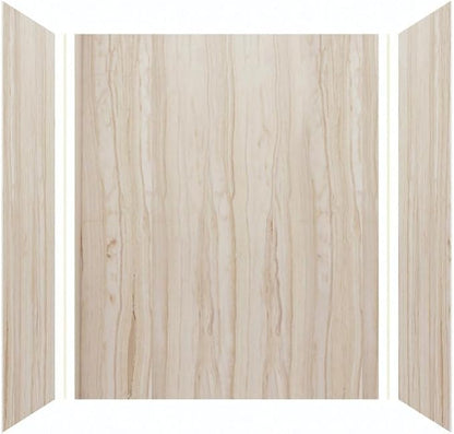 Transolid EWK603672-43 Expressions 3-Panel Shower Wall Kit, 36-in L x 60-in W x 72-in H, Sorento