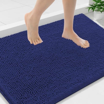 Smiry Bathroom Rugs 36X24, Luxury Chenille Extra Soft Absorbent Bath Mat
