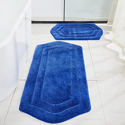 COSY HOMEER Non-Slip Bath Mats Extra Thick Absorbent Plush Washable