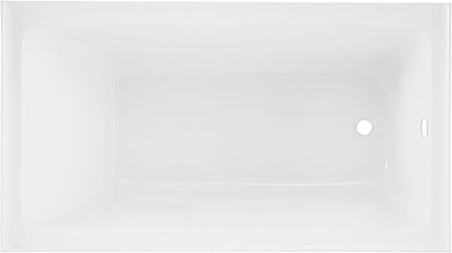 Voltaire 54 x 30 Skirted Right Drain Soaking Alcove Bathtub in Glossy White