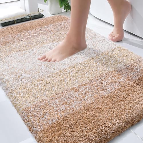 OLANLY Bathroom Rugs Mat 30x20, Extra Soft Absorbent Microfiber Bath Rugs