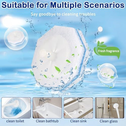 100 Count Toilet Bowl Brush Refills for Clorox, Upgrade 3-Layer Thickened