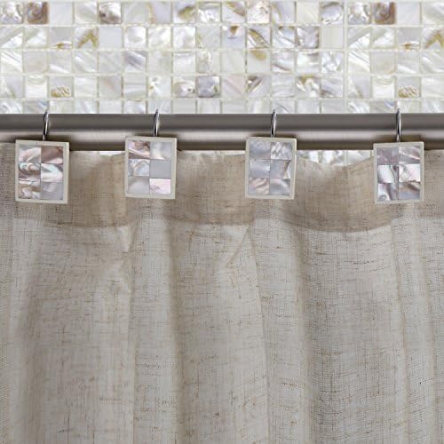 Creative Scents Milano Shower Curtain Hooks Decorative | Set of 12