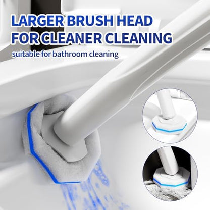 60PCS Toilet Bowl Cleaner Wand Refills Compatible with CLOROX. Disposable Toilet Brush Refills. Bathroom Cleaning. Disposable Toilet Bowl. High-Density Disposable Toilet Brush Scrubber