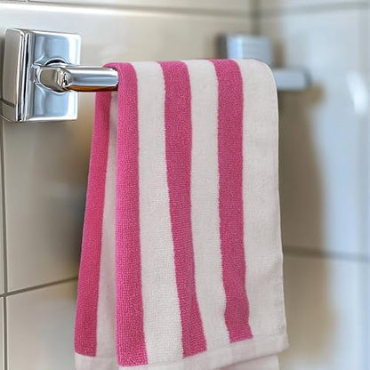 ORIGINAL KIDS Hand Towels - 100% Cotton Set of 6 Cabana Stripe Soft Towels
