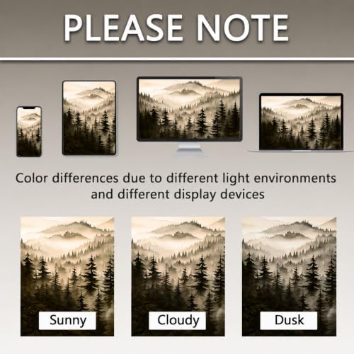 Dark Brown Forest Stall Shower Curtain, 54X72 in Narrow Small, Mountain