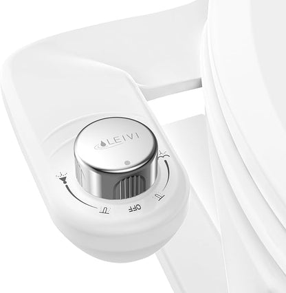 Bidet Attachment for Toilet, Ultra-Slim Bidets for Existing Toilets with Dual Nozzle, Hygienic Toilet Bidet, Fresh Cold Water Sprayer, Adjustable Water Pressure