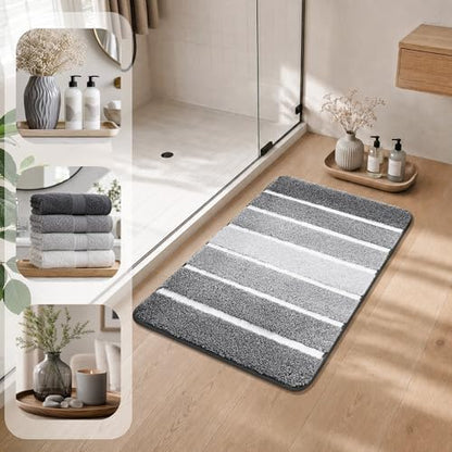 COSY HOMEER Bathroom Rugs 30x20, Ultra Soft Absorbent Bath Mat