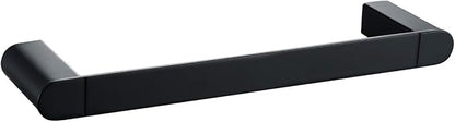 RANDOM 12 inch Matte Black Towel Bar Bathroom Hardware Accessories Modern Hand Towel Holder for Bathroom Kitchen SUS 304 Stainless Steel Towel Rack Contemporary Style Wall-Mounted.96026-2-12MB