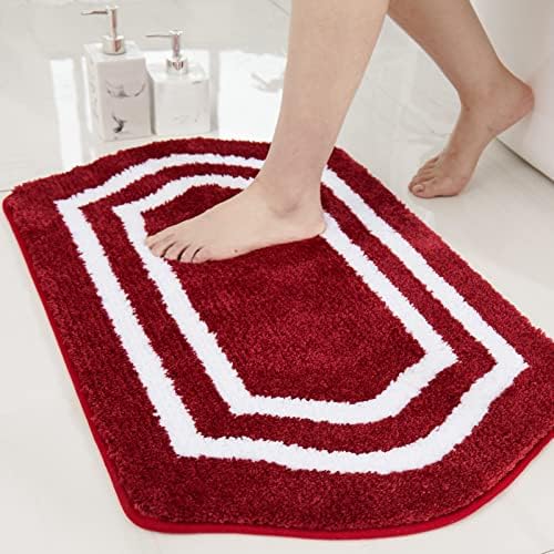 COSY HOMEER Non-Slip Bath Mat Extra Thick Absorbent Plush Washable
