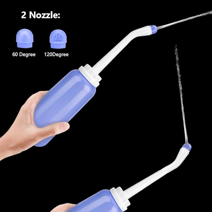 Portable Bidet Bottle for Travel Personal Hygiene Care Manual Bidet (13in)