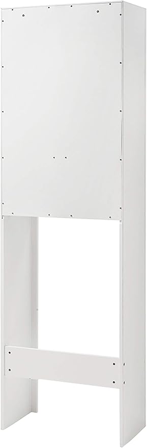 Crosley Furniture Tara Over The Toilet Storage Cabinet and Bathroom Organizer with a Drawer and Shelves, Vintage White