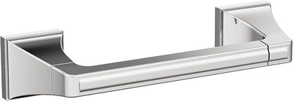 Amerock BH3602126 | Chrome Pivoting Double Post Toilet Paper Holder | 8-13/16 in. (224 mm) Length Toilet Tissue Holder | Mulholland | Bath Tissue Holder | Bathroom Hardware | Bath Accessories
