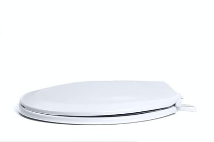 Centoco 1200-301 Round Plastic Toilet Seat, Standard Economy Model, Light Weight Residential, Crane White (Cotton/Bright)