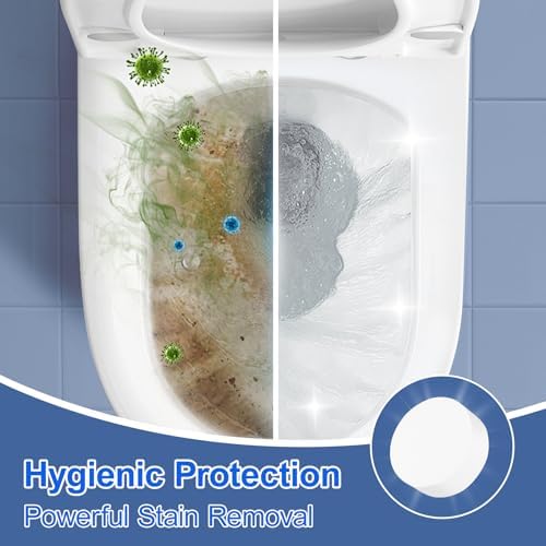 Automatic Toilet Bowl Cleaner Tablets - Fresh Scent, CleaningEffectively removes stains and limescale; Releases fresh fragrance for a pleasant bathroom experience;50PACK cleaning with facility, -NN