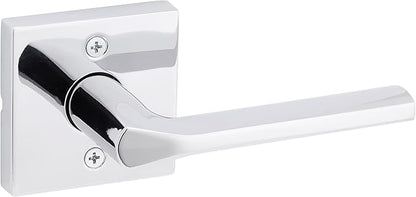 Kwikset Lisbon Non-Functioning Dummy Door Lever in Polished Chrome