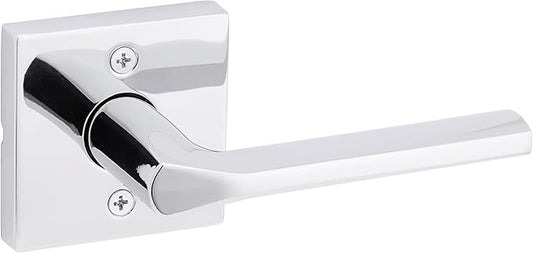 Kwikset Lisbon Non-Functioning Dummy Door Lever in Polished Chrome