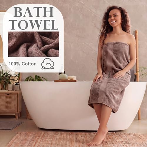 Hahafelt Decorative Bathroom Towel Set,Earth Tones,Grateful Thankful Blessed
